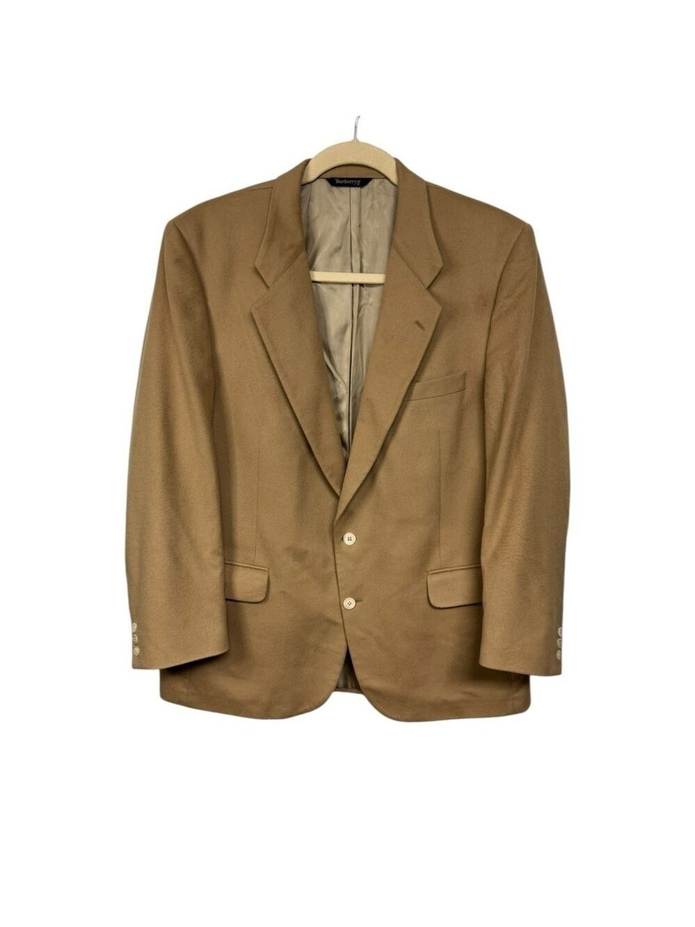 Burberry Tan Cashmere Sport Coat 46R 48R